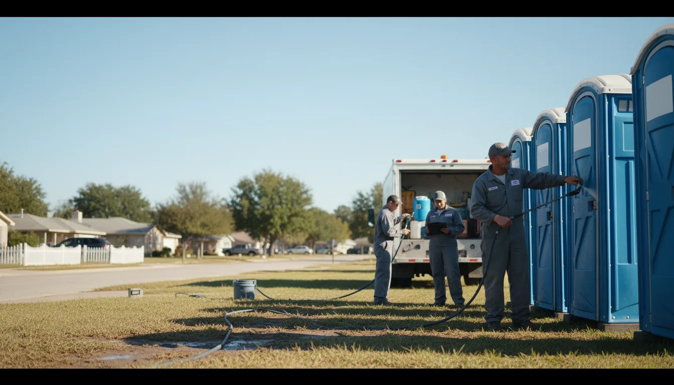 Long-Term Portable Toilet Rental in Rome, MS near me